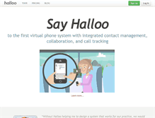Tablet Screenshot of halloo.com